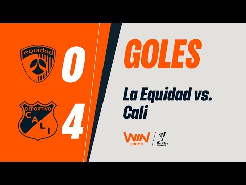 La Equidad vs. Cali (goals) Betplay Dimayor League 2025-2 | Matchday 12