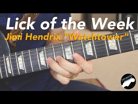 Jimi Hendrix "All Along the Watchtower" Guitar Lick Lesson