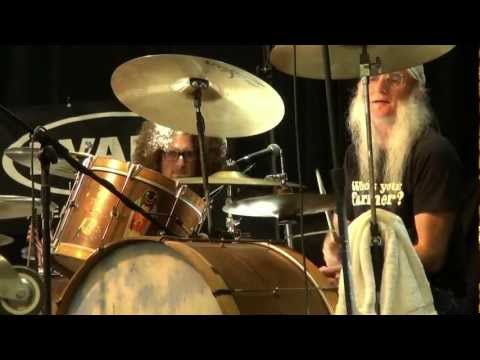 Fred Young & John Fred Young Clinic At The 2012 Chicago Vintage and Custom Drum Show