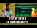 5 EASY STEPS TO MAKING BEATS Afro Beats Tutorial In FL Studio For Beginners