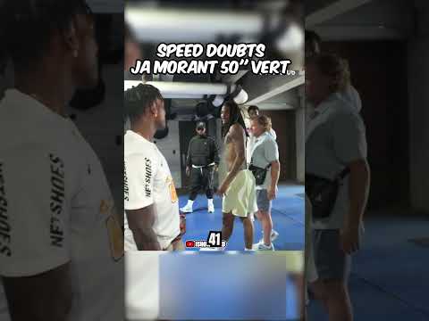 Speed Doubts Ja Morant's 50 inch vertical. #ishowspeed #nba