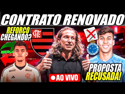 🔴AO VIVO | FLAMENGO E FILIPE LUIS ACERTAM RENOVAÇÃO E TREINADOR TERÁ VÍNCULO ATÉ DEZEMBRO DE 2027
