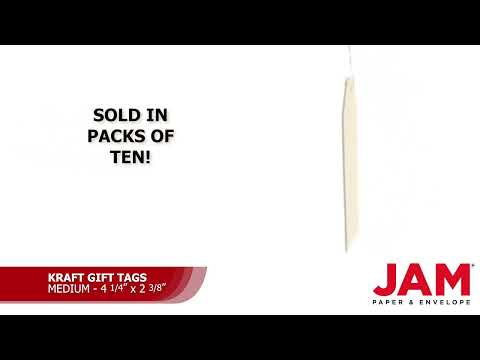 Brown Medium Kraft Gift Tag