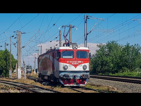 Arădeanca EA 477-551-2 pregătită de intrare în Depoul CFR Arad + un salut frumos! 08.06.2021
