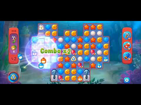 Fishdom Hard Level 9114 (with Hammer) @choraelmin