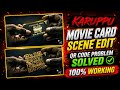 KARUPPU MOVIE RJ BALAJI TITLE CARD QR CODE ANIMATION PROBLEM SOLVED