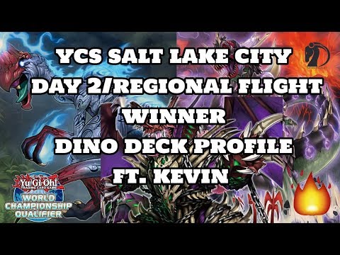 Yu-Gi-Oh! YCS SALT LAKE CITY DAY 2/REGIONAL FLIGHT WINNER DINOSAUR DECK PROFILE FT. KEVIN