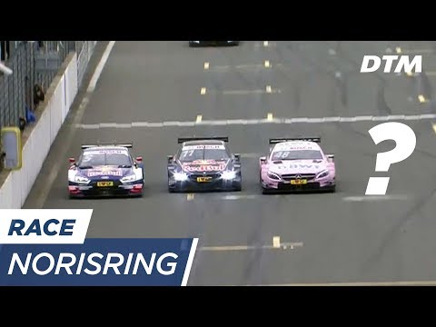 Wer holt sich Platz 3? Fotofinish im 2. Rennen - DTM Norisring 2017