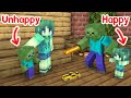 Unhappy And Happy Baby Zombie Minecraft Animation