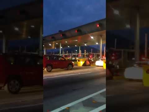 M8.3 Earthquake subsiding near a toll plaza in Llayllay, Valparaíso Region