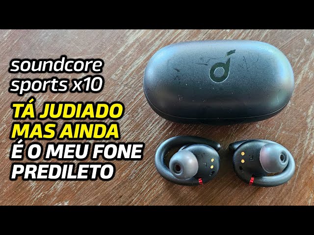 AINDA é o MEU FONE esportivo PREDILETO (mesmo estando bem judiado) - Soundcore Sports X10