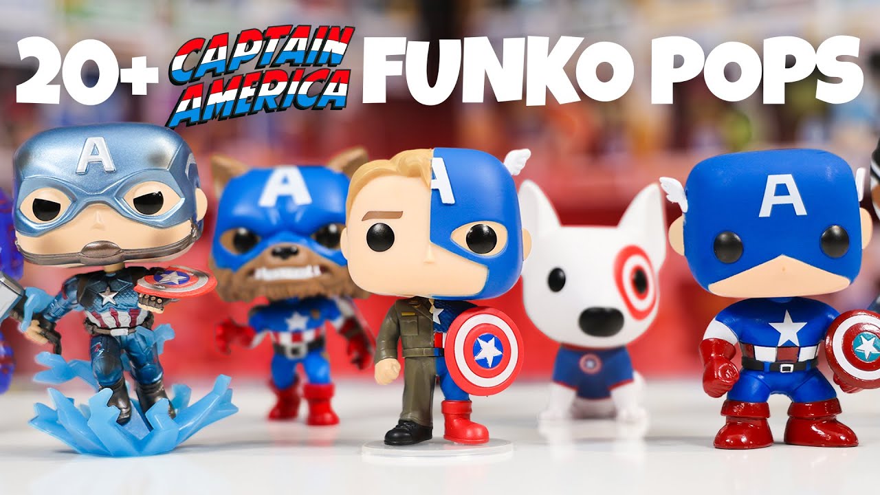 My Captain America Funko Pop Collection!