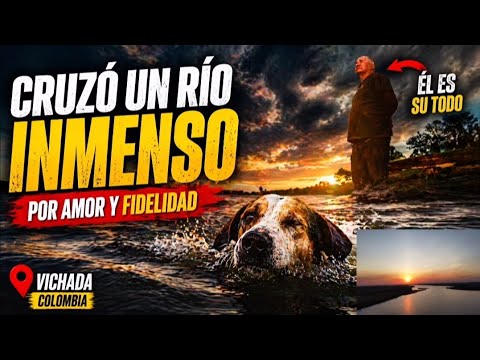 “Entre CORRIENTES  y LEALTAD: el perro que cruzó el río Meta” En el departamento del VICHADA 