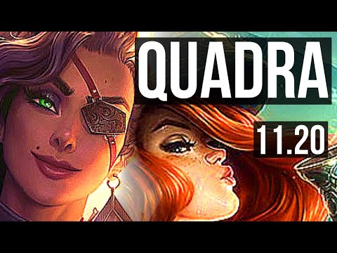 SAMIRA & Nautilus vs MISS FORTUNE & Pyke (ADC) | Quadra, Legendary, 600+ games | NA Master | v11.20