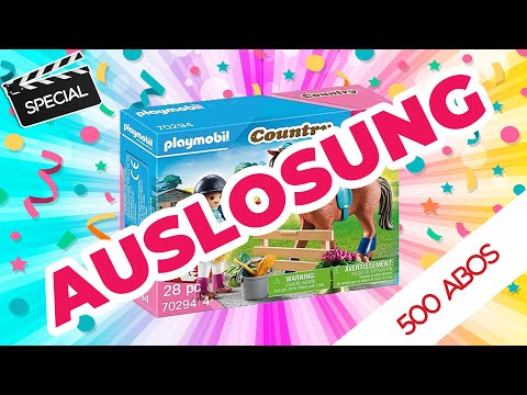 Playmobil Die Hufers - Special 500: Abo Auslosung