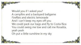 Kate Voegele - Sunshine in My Sky Lyrics