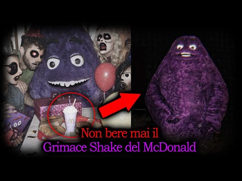 NON BERE QUESTO MILKSHAKE MALEDETTO DI MC DONALD'S !! (Grimace Shake Tik Tok e Film Paurosi)
