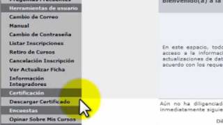 preview picture of video 'Blackboard 00: Como actualizar la ficha de matricula SENA 2012'