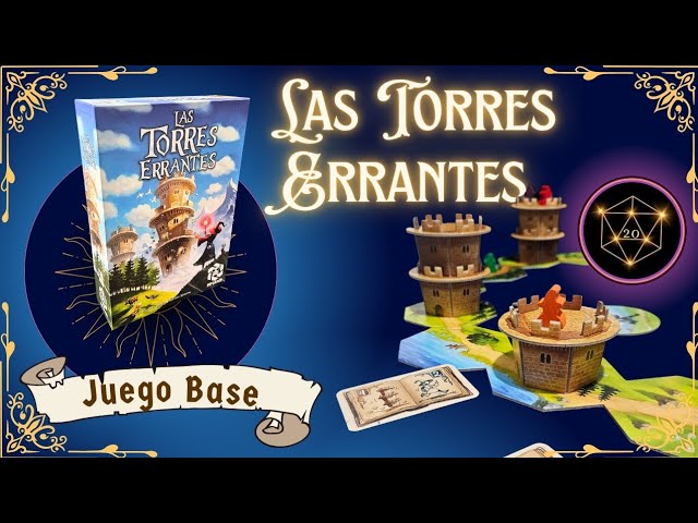 Vídeo relacionado con Juego de mesa familiar y estratégico Las Torres Errantes | de 2 a 7 jugadores desde 8 años | magos, torres móviles, hechizos interactivos y poción mágica | Quien llegara primero a la torre del cuervo?