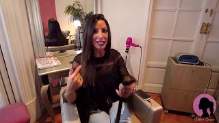 Colocándome extensiones de Pelo Natural