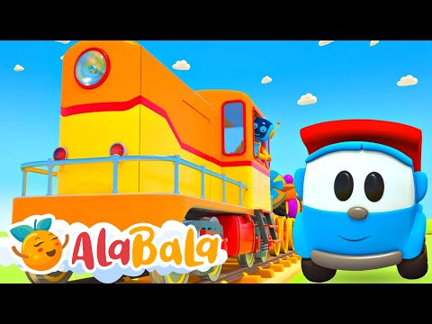 EPISOD NOU - Camionul Leo construiește o locomotivă electrică - Desene animate AlaBaLa