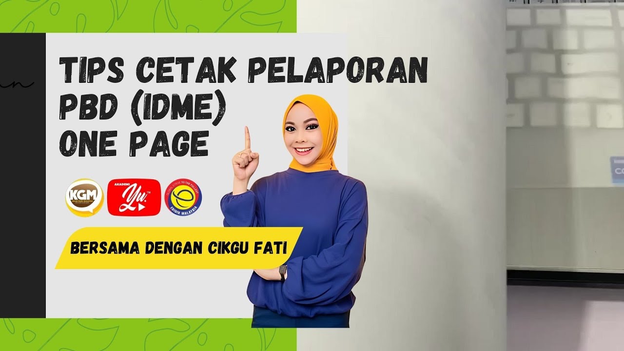 Cara Cetak Slip PBD dengan IDme Satu Muka Surat Sahaja🚀