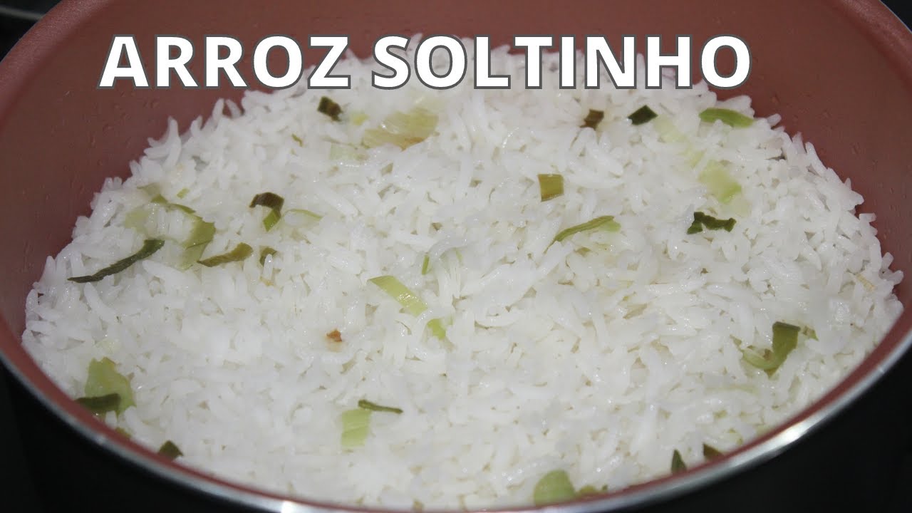 COMO FAZER ARROZ BRANCO SOLTINHO