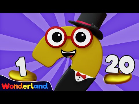 Wonderland: Counting from 1 - 20 | Number Counting Fun in Wonderland