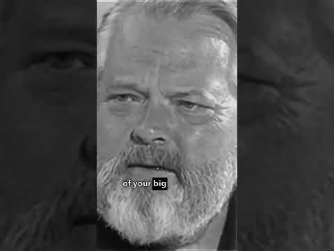 Orson Welles Regrets Almost Everything #orsonwelles #cinema #hollywood #filmmaking #keepgoing