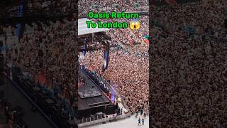 Return To London. Oasis - Cigarettes And Alcohol Live At Wembley July 25th, 2025