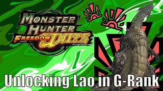 #22 [MHFU | MHP2ndG] Unlocking Lao-Shan Lung in G - Rank