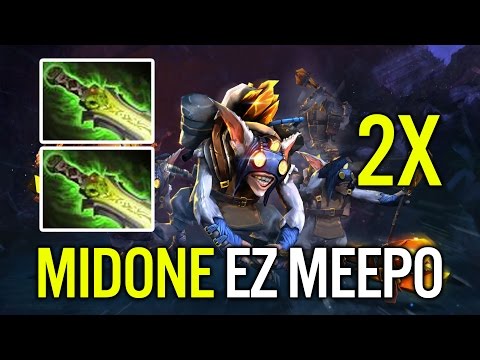 MidOne Meepo 2x Etheral Blade +80 Agility Pro Build 7.00 Dota 2 Gameplay