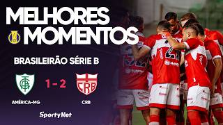 CRB VIRA SOBRE O AMÉRICA-MG FORA DE CASA! - América-MG 1 x 2 CRB