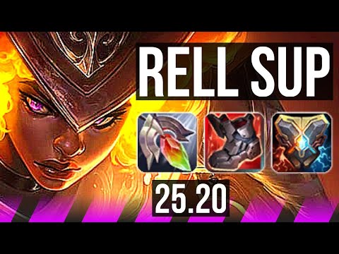 RELL & Ezreal vs NAUTILUS & Kai'Sa (SUP) | 2/2/30 | KR Master | 25.20