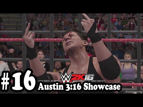 WWE 2K16 - 2K Showcase Austin 3:16 - Gameplay Walkthrough Part 16  - Austin vs McMahon [ 60fps HD ]