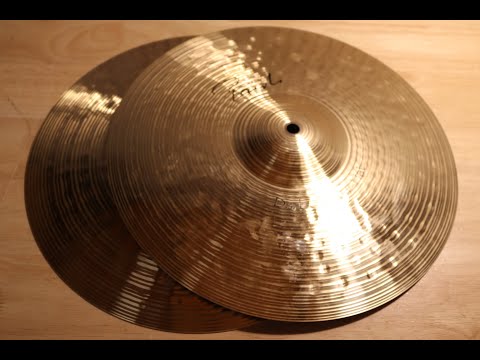 Paiste 14" Dark Crisp Hi-Hats - 879/1505g - VIDEO DEMO image 2