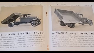 1931 Ford Model AA Truck Brochure Manchester England Commercial Vehicles Vintage Early Classic