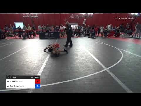 41 Kg Rr Rnd 1 - David A. Burchett, Toss Em Up Wrestling Academy Vs Alexander Penzkover, LaCrosse