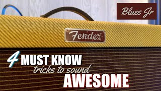 Video thumbnail for 4 Fender Blues Junior Tricks to Sound AWESOME by Jack Fossett