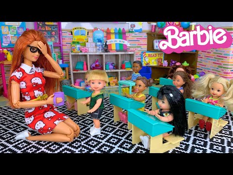 Barbie First Day of School - Tommy Doesn't Like Kindergarten!