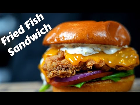 How To Make The Ultimate Fried Fish Sandwich At Home | Filet-O-Fish Recipe