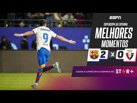 Gols e lances de Barcelona x Osasuna