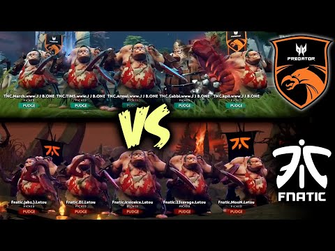 10 Pudges 5v5 — TNC vs Fnatic showmatch