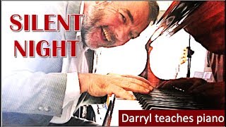 "Silent Night" Piano lesson for beginners