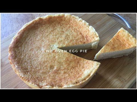 Egg Pie [No Oven, No Bake, No Mixer Egg Pie Recipe]
