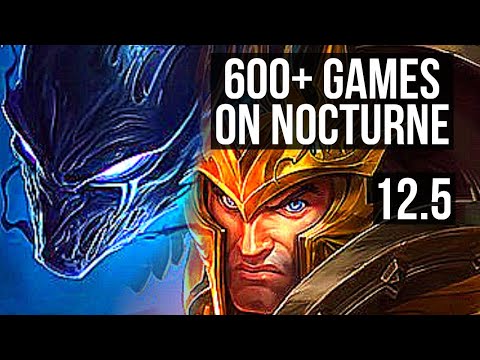 NOCTURNE vs J4 (JNG) | 2.4M mastery, 600+ games, 15/4/14, Dominating | KR Master | 12.5