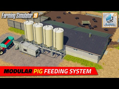 FS19 | Modular Pig Feeding System - review