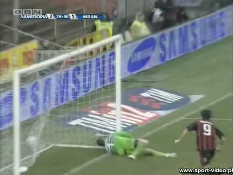 Sampdoria 2-1 Milan (Pato Goal)