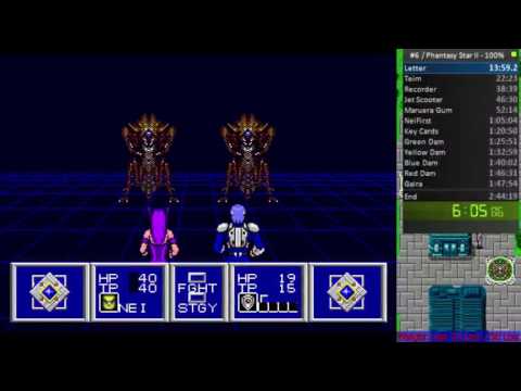 Phantasy Star II - 100% Speedrun (WR)