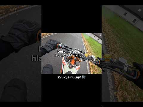 Došel mi benzín 😢 celé video na profilu #ktmexc450